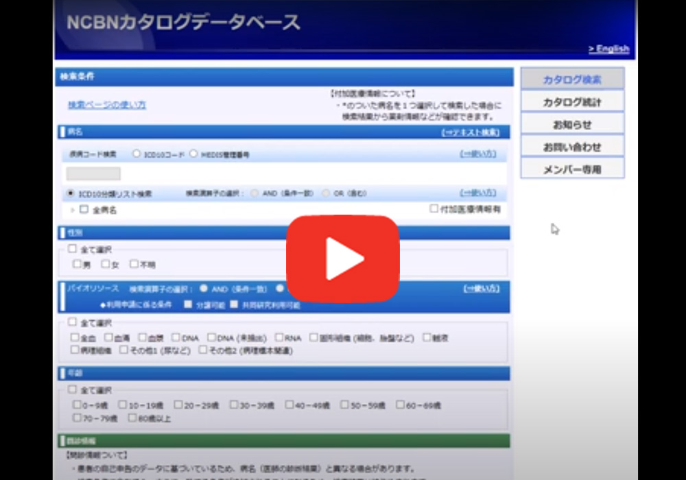 利用条件に関する検索方法youtube